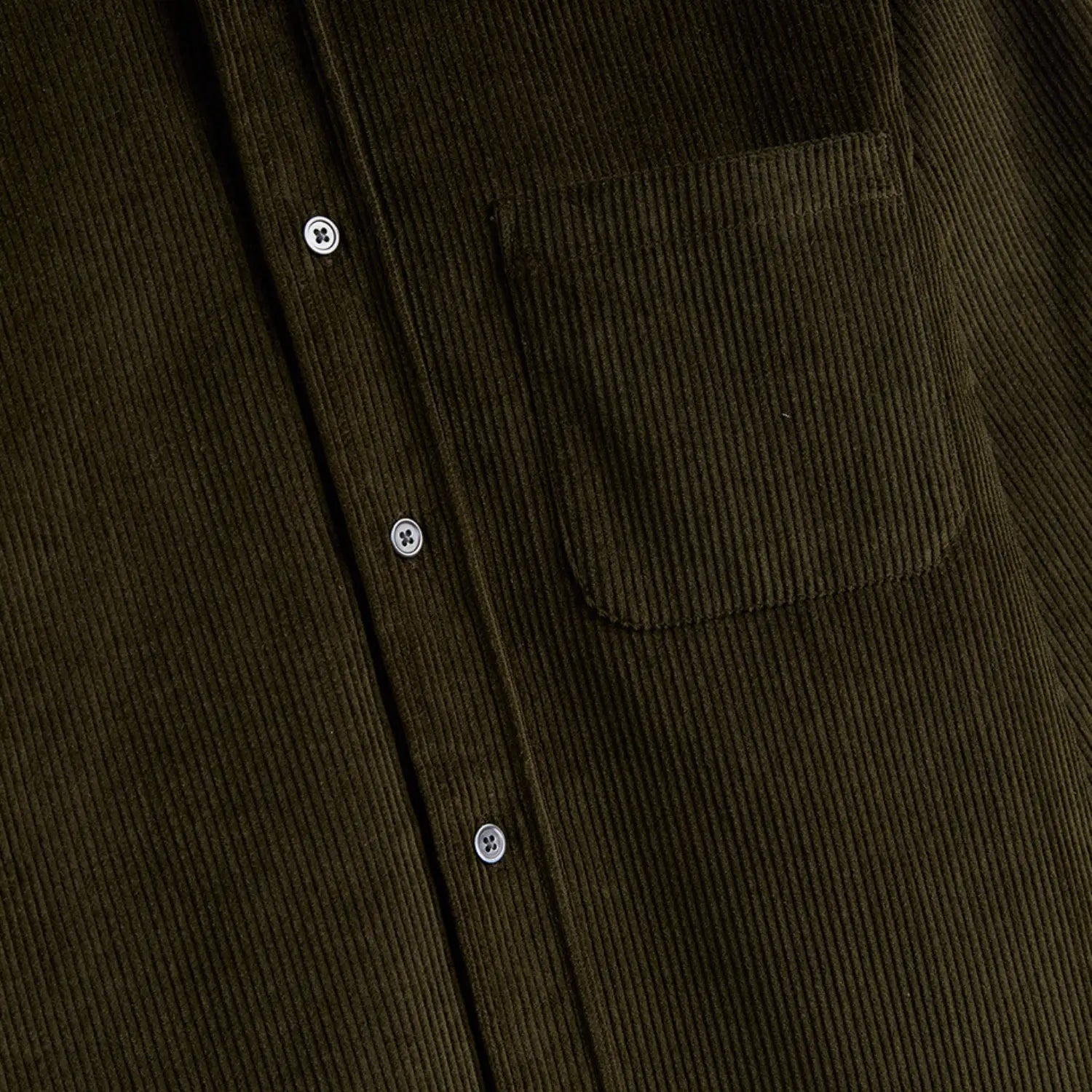 Chemise Lobo Olive - Portuguese Flannel - détail 3