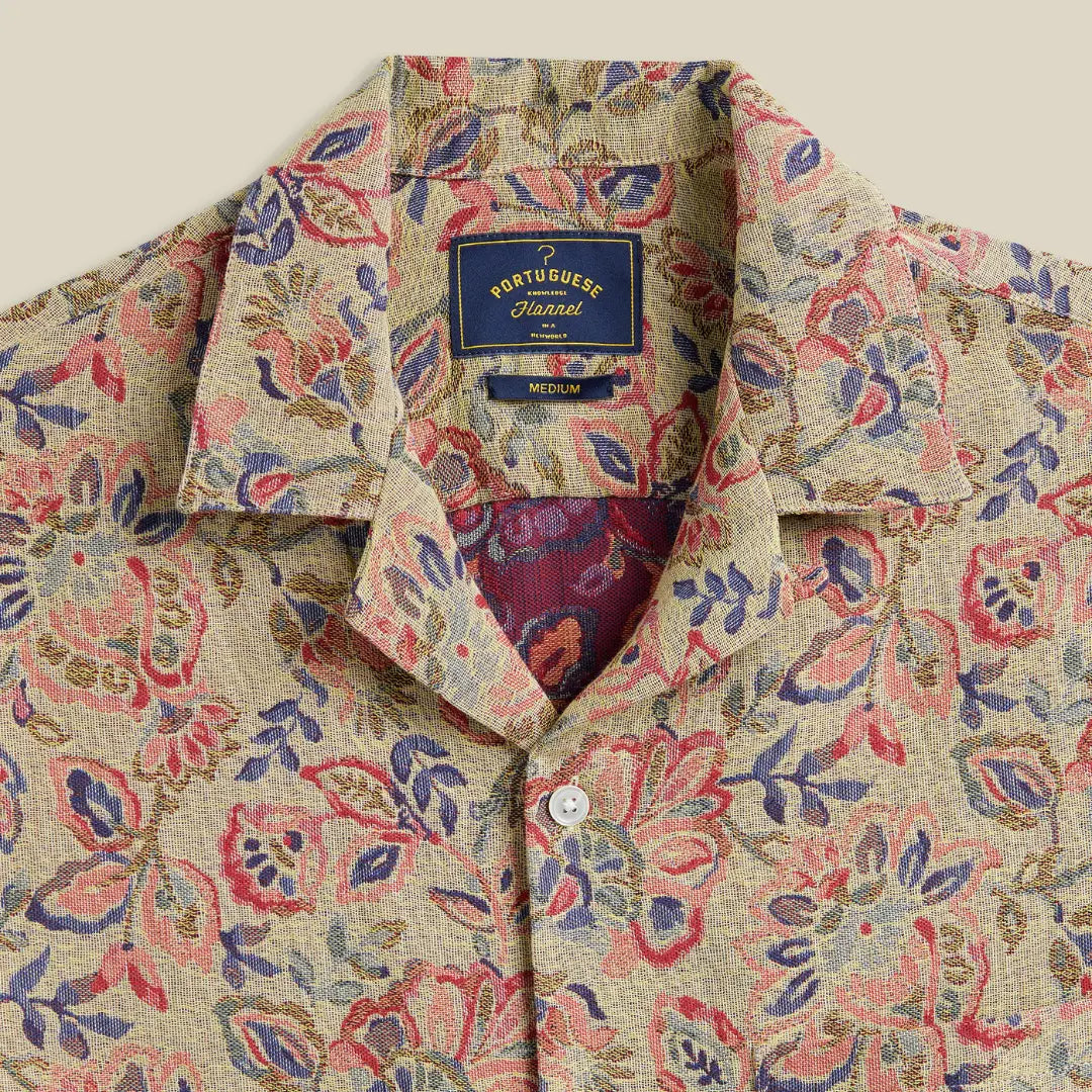 Chemise Tapisserie Flowers - Portuguese Flannel - détail 2