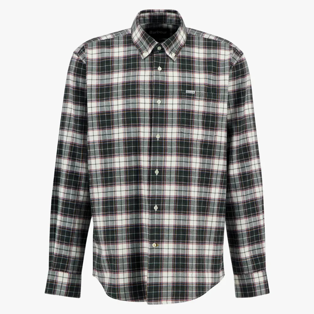 Chemise Telfied Olive - Barbour