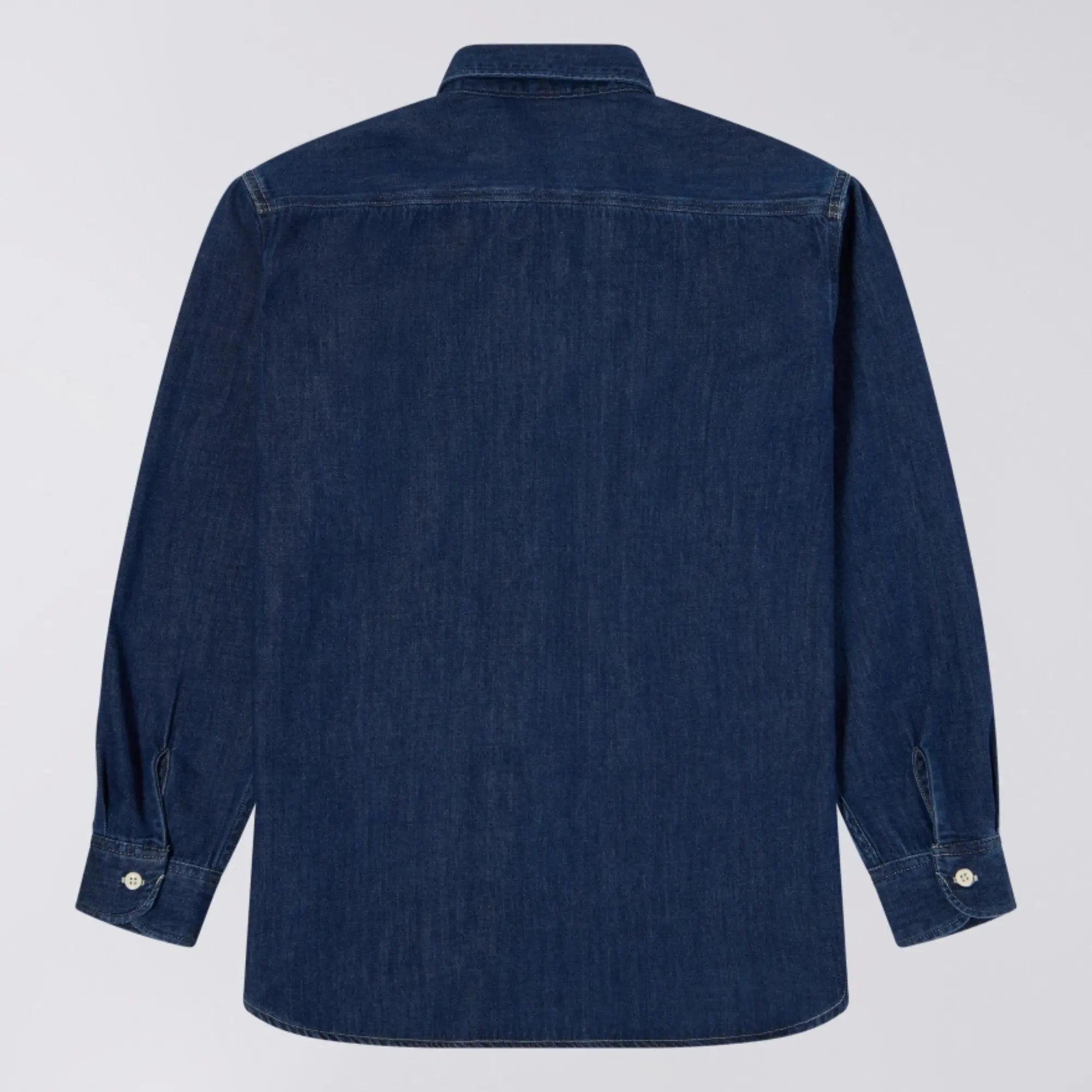 Chemise Work - Blue Dark Used - Edwin - détail 3