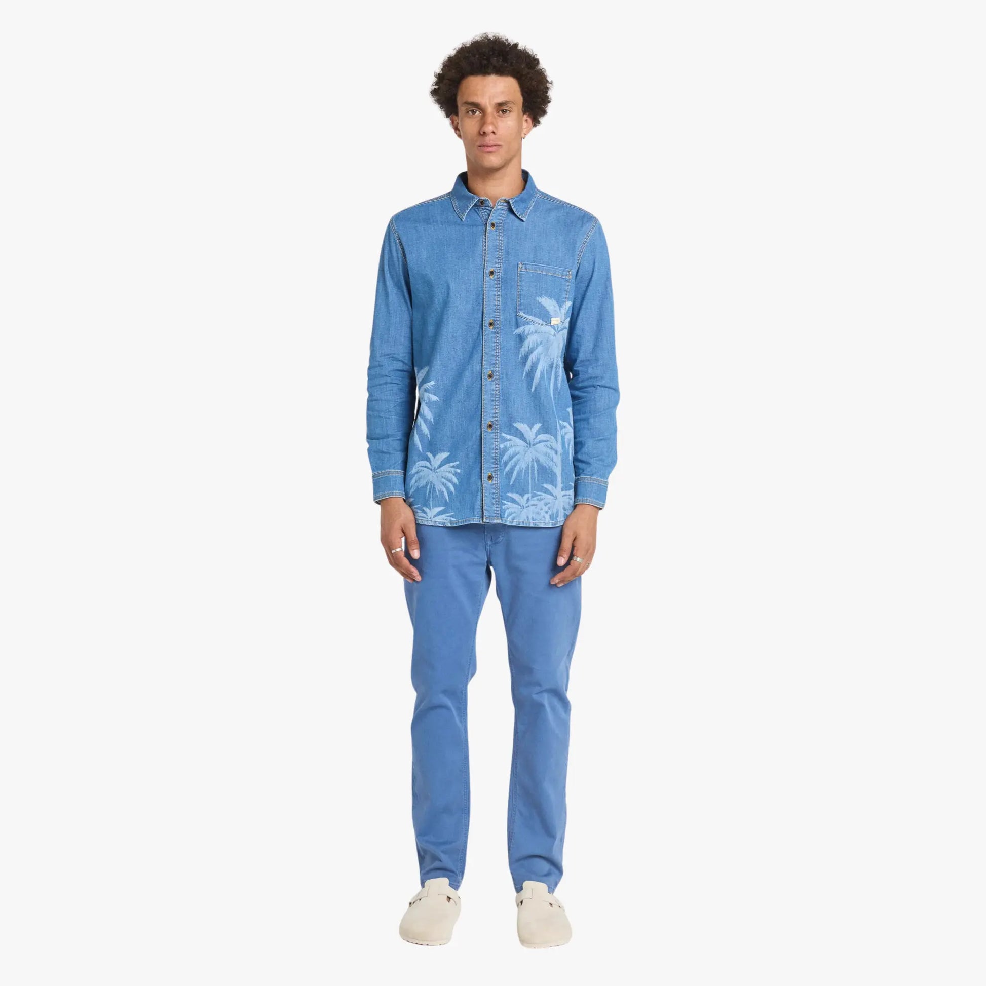 Chino Dening Aqua - Pullin - détail 3