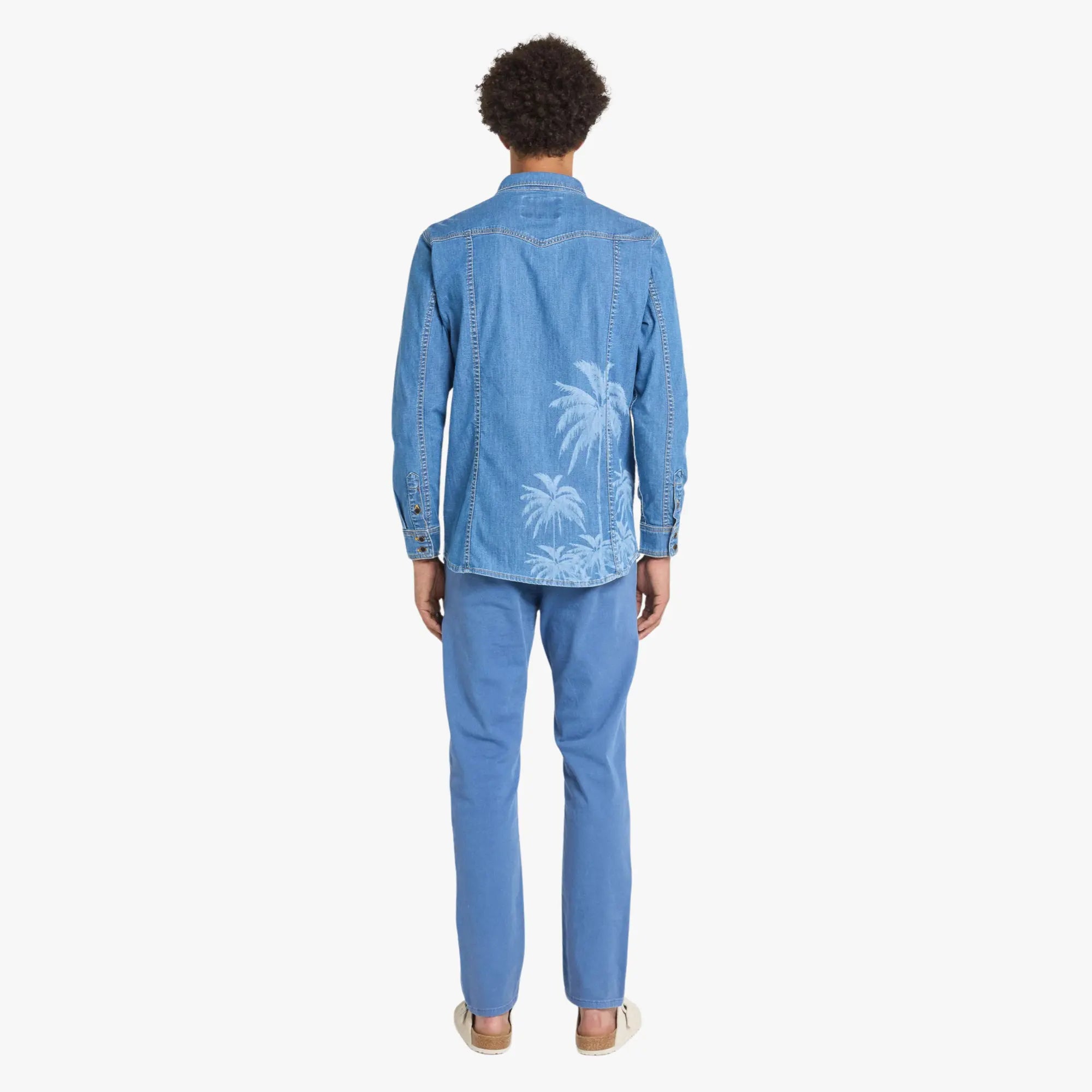 Chino Dening Aqua - Pullin - détail 4