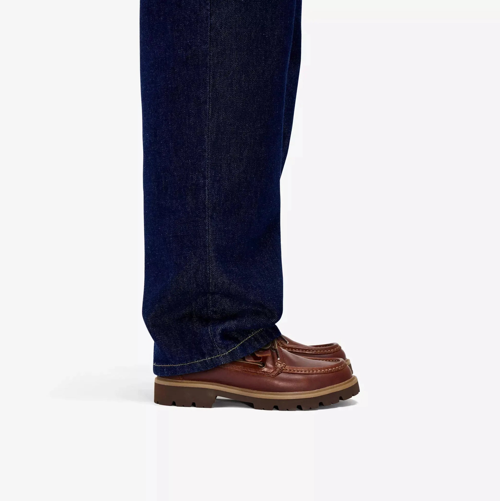Cleyhill Boat - Cuir Marron - Clarks - détail 6
