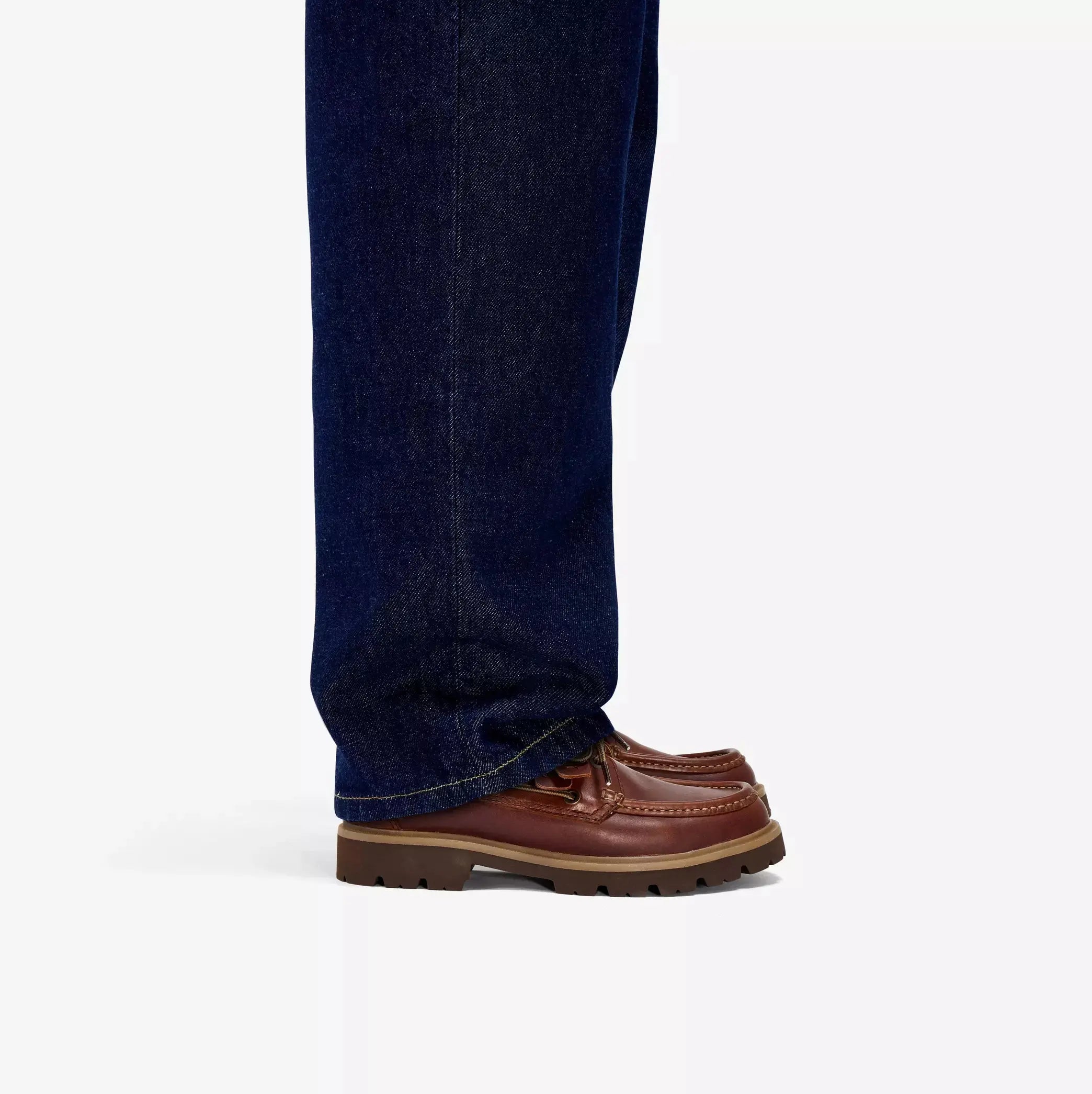 Cleyhill Boat - Cuir Marron - Clarks - détail 6