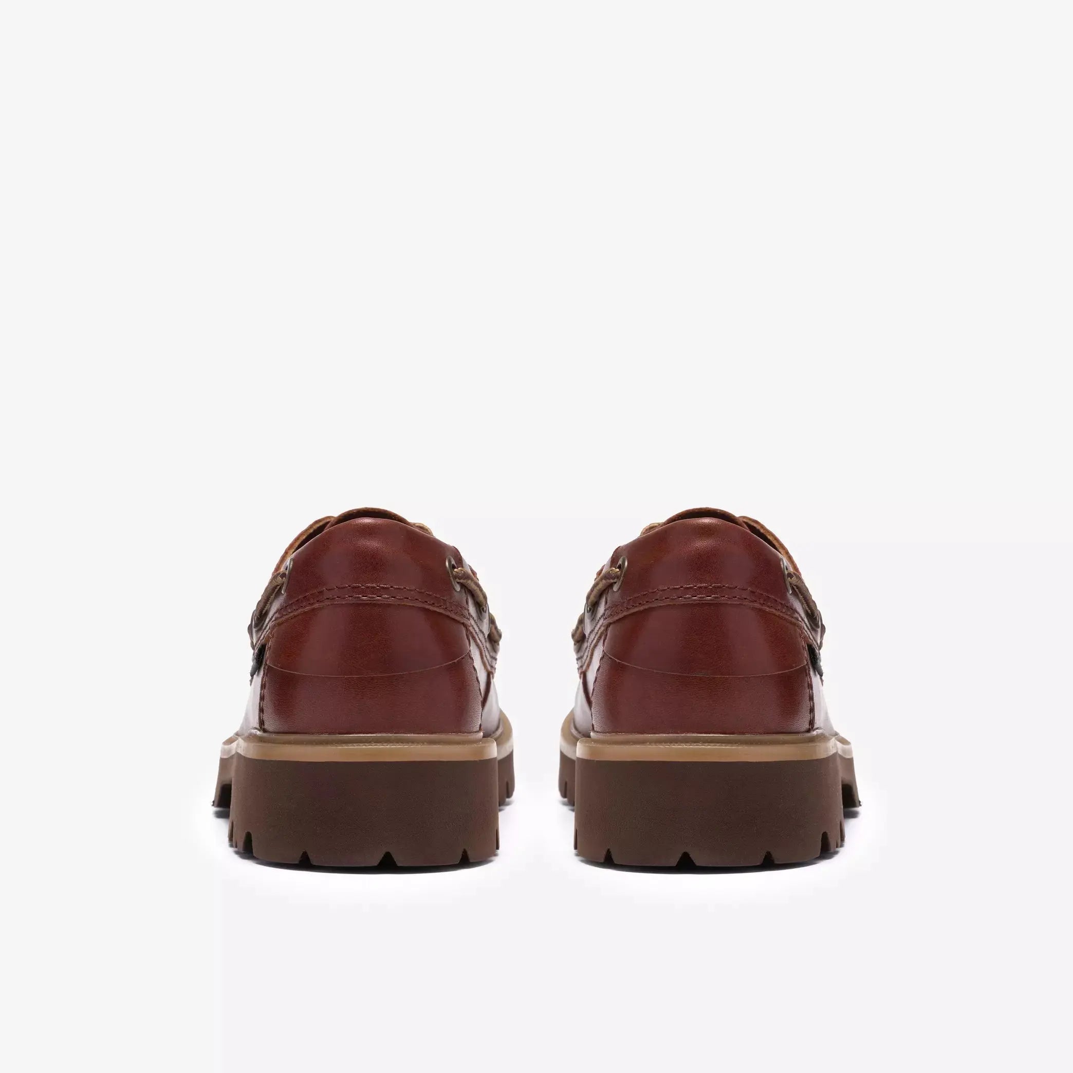 Cleyhill Boat - Cuir Marron - Clarks - détail 9