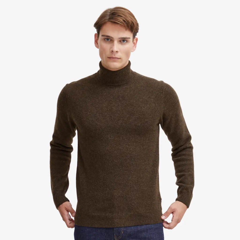 Col Roulé - Marron - Casual Friday - détail 2