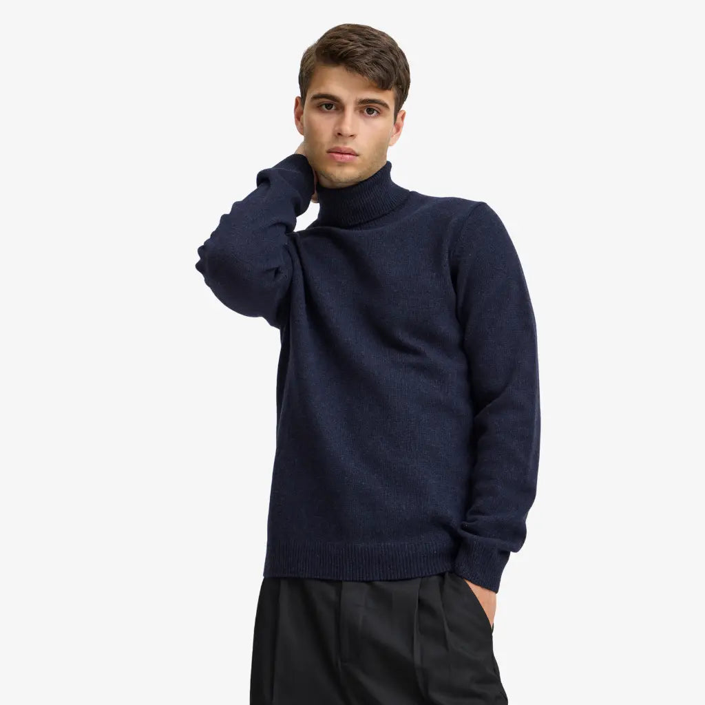 Col Roulé - Navy - Casual Friday - détail 2