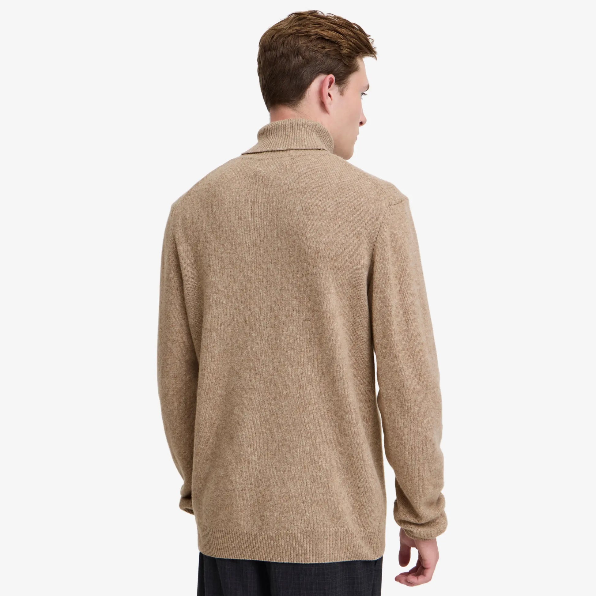 Col Roulé - Marron Clair - Casual Friday - détail 4