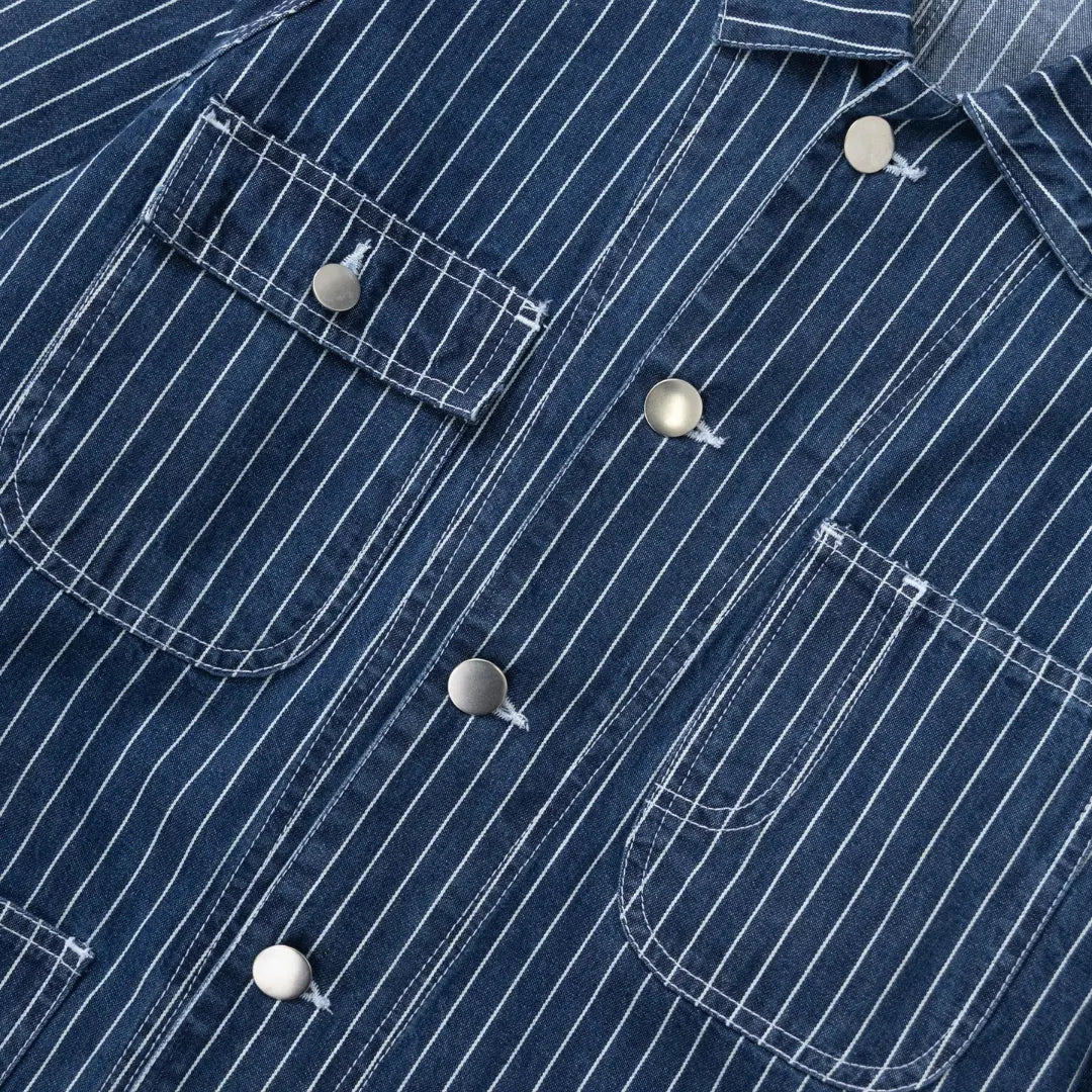 Coverall Pinstripe - Denim - Service Works - détail 6
