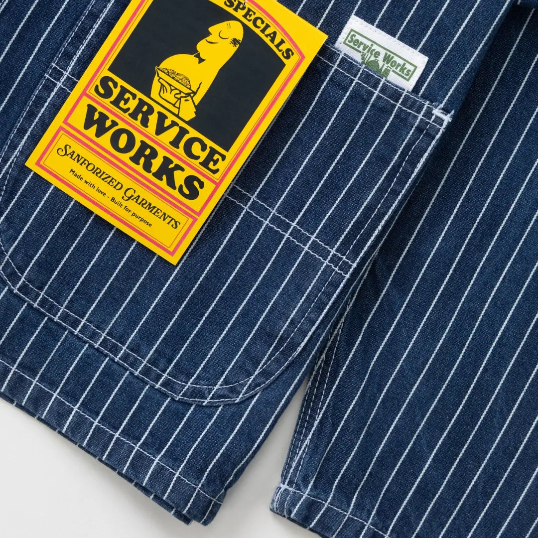 Coverall Pinstripe - Denim - Service Works - détail 7