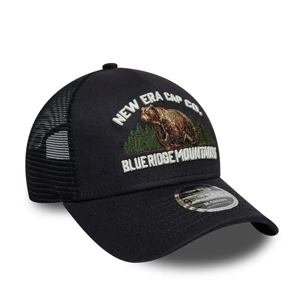 Casquette 9FORTY M-Crown A-Frame Trucker New Era Graphic - Bleu Marine - New Era