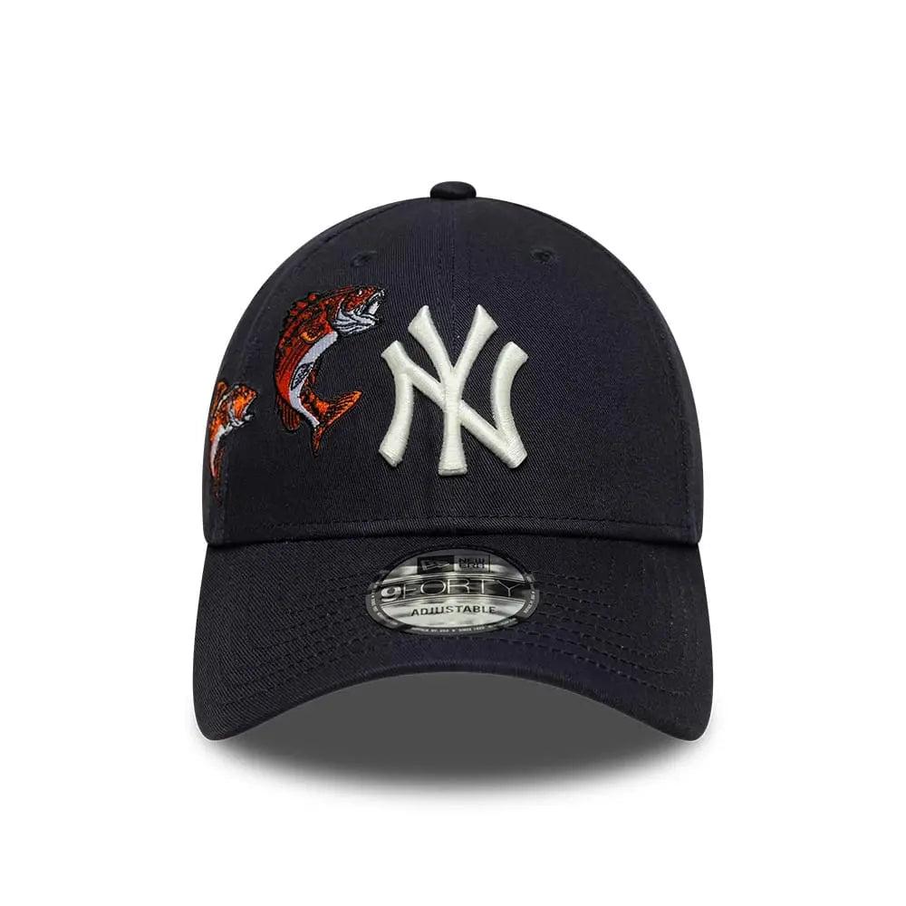 Casquette 9FORTY New York Yankees MLB Outdoor Icon - Bleu Marine - New Era