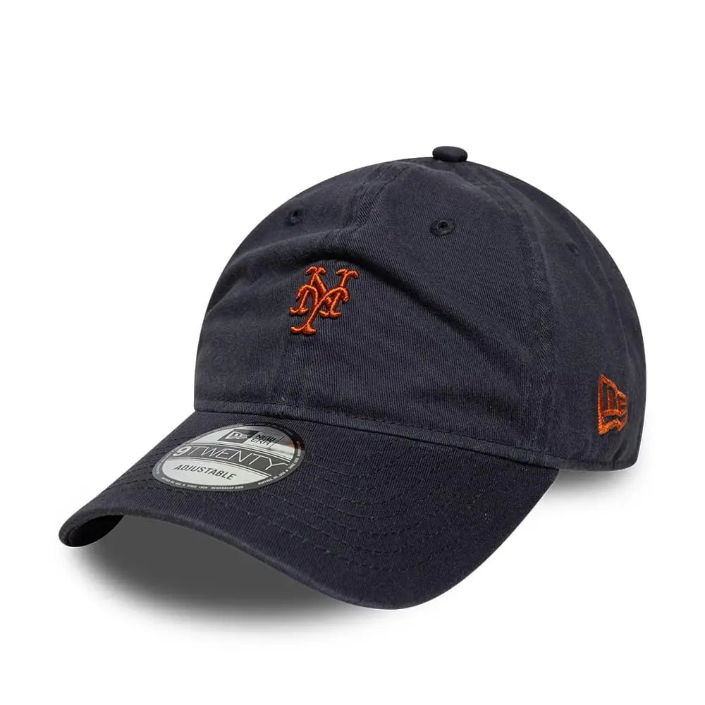 Casquette 9TWENTY New York Mets MLB Washed Mini Logo - Bleu Marine - New Era