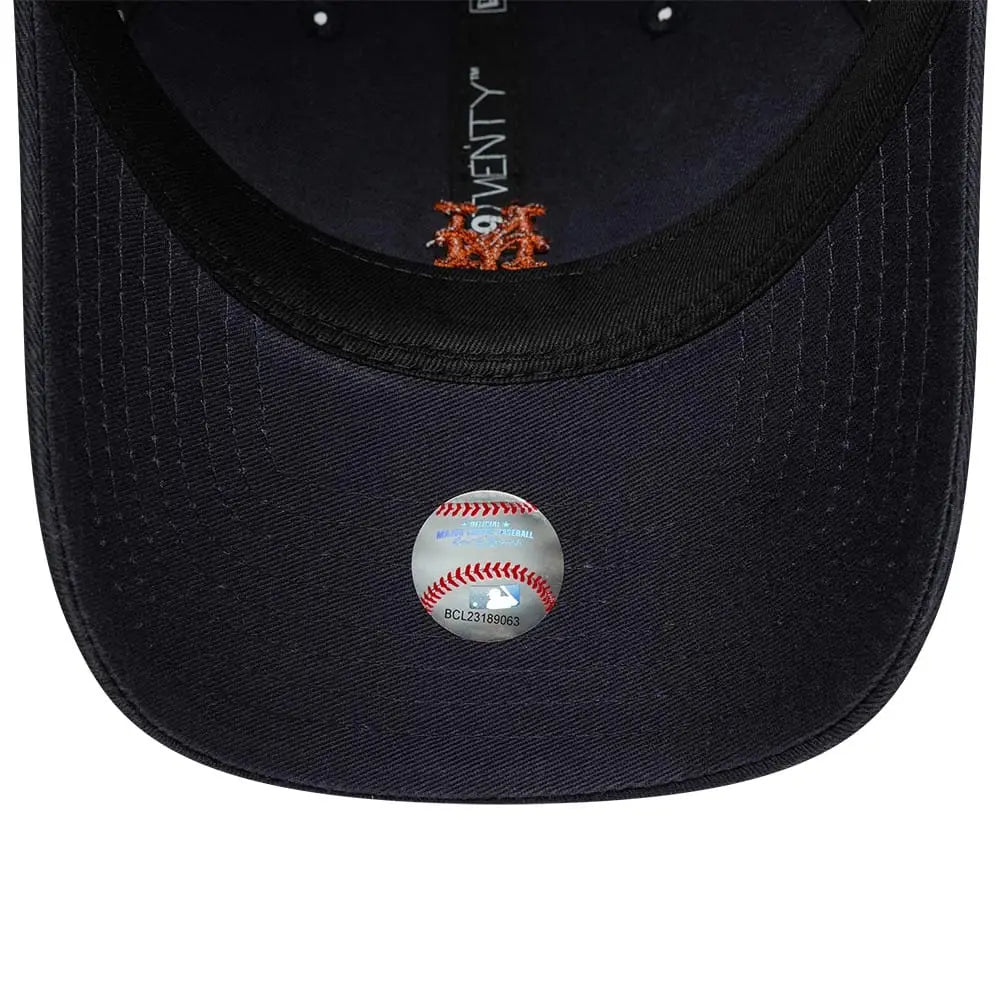 Casquette 9TWENTY New York Mets MLB Washed Mini Logo - Bleu Marine - New Era