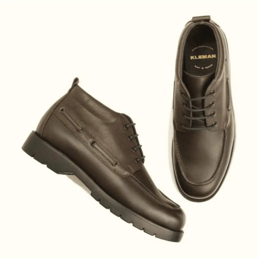 Derbies Hautes Matelot Marron - Kleman - détail 3
