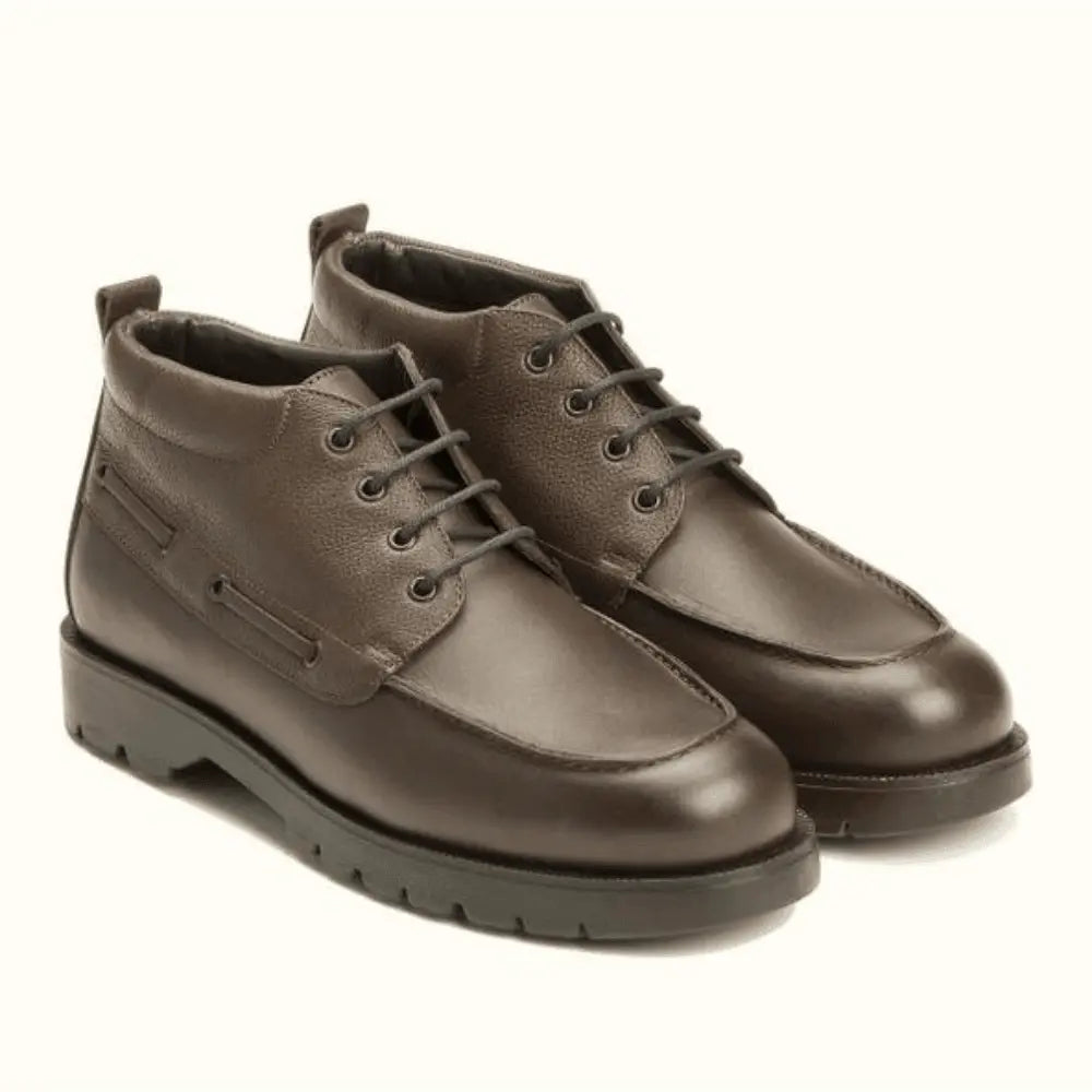 Derbies Hautes Matelot Marron - Kleman - détail 4