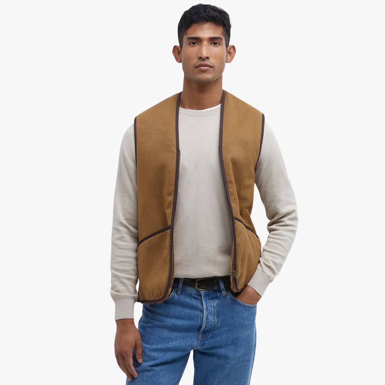 Doublure Warm Pile Fauve - Barbour - détail 3