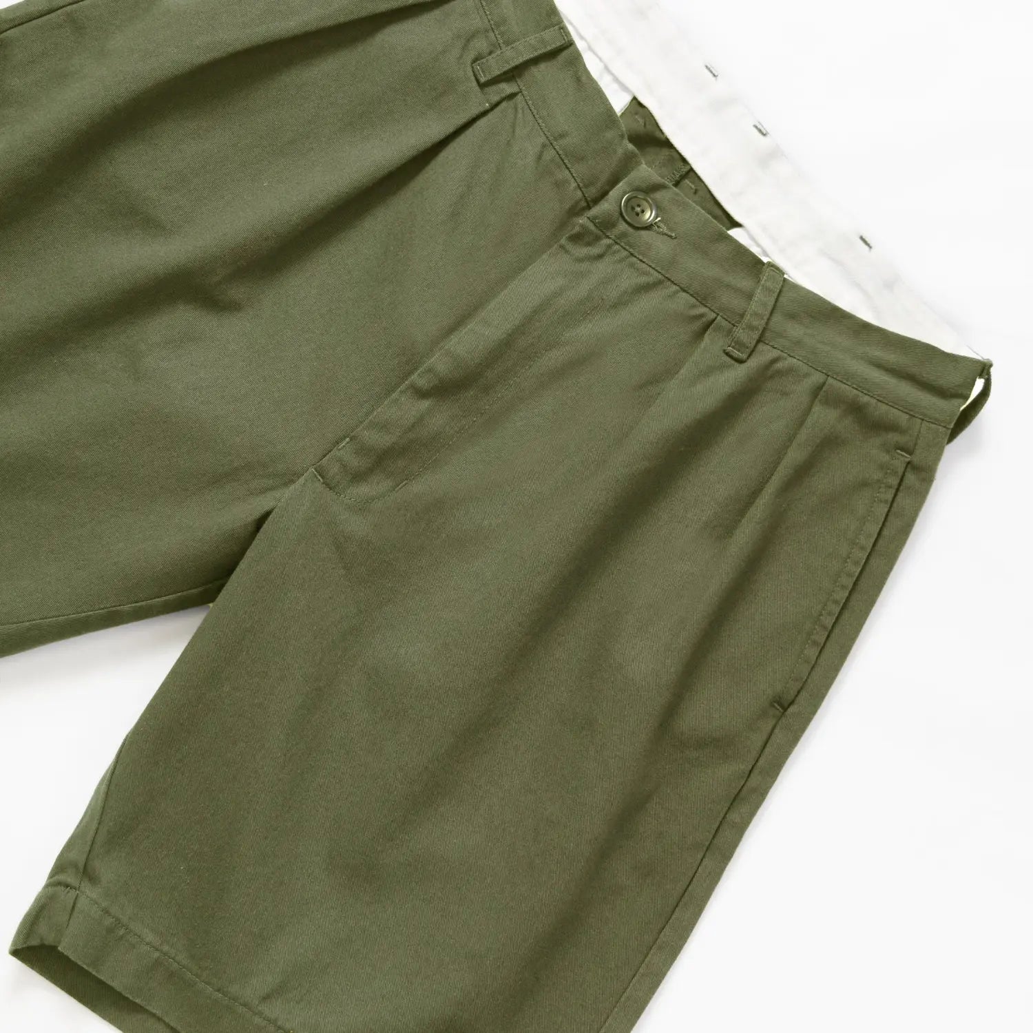 Drill Part Timer Short - Olive - Service Works - détail 3