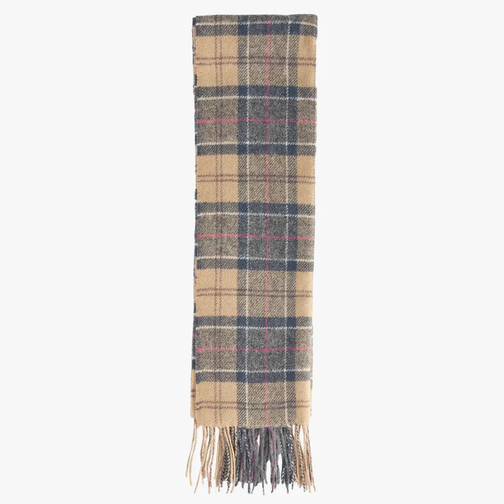 Écharpe Tartan Beige - Barbour - détail 3