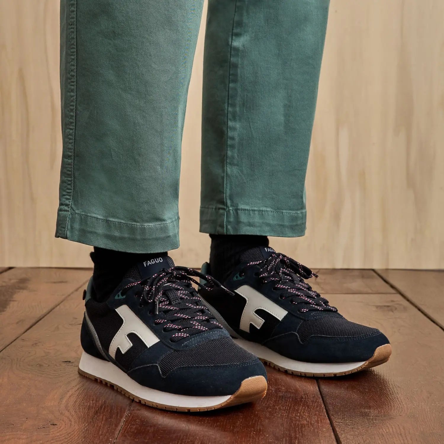 Elm Runnings Bleu Marine - Faguo - détail 2