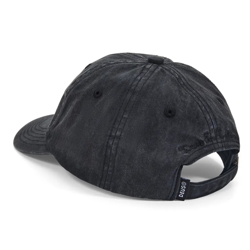 Casquette Garment Dyed - Black - Deus Ex Machina - détail 3