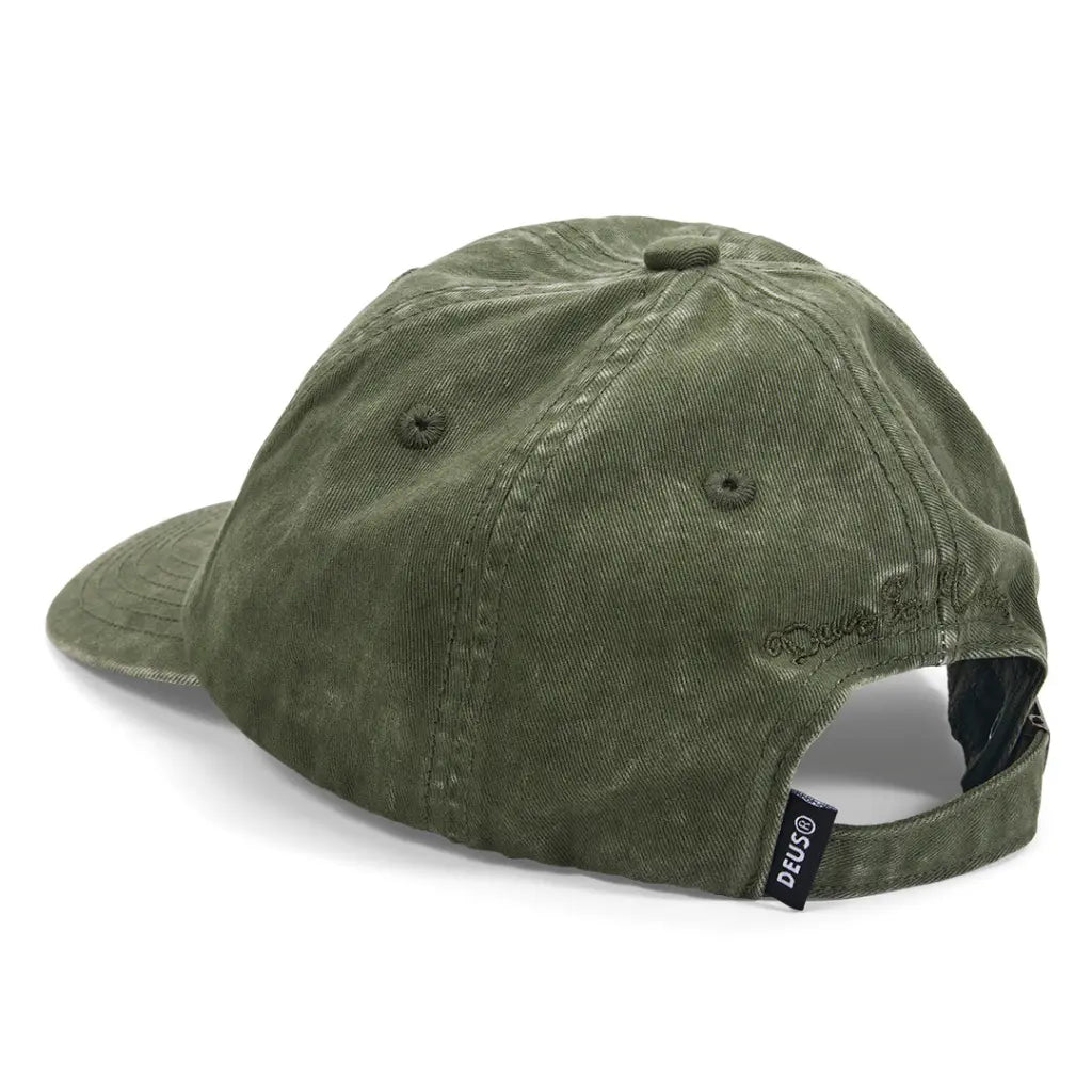 Casquette Garment Dyed - Green - Deus Ex Machina - détail 3
