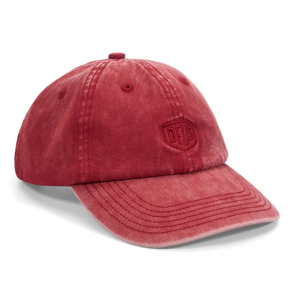 Casquette Garment Dyed - Red - Deus Ex Machina