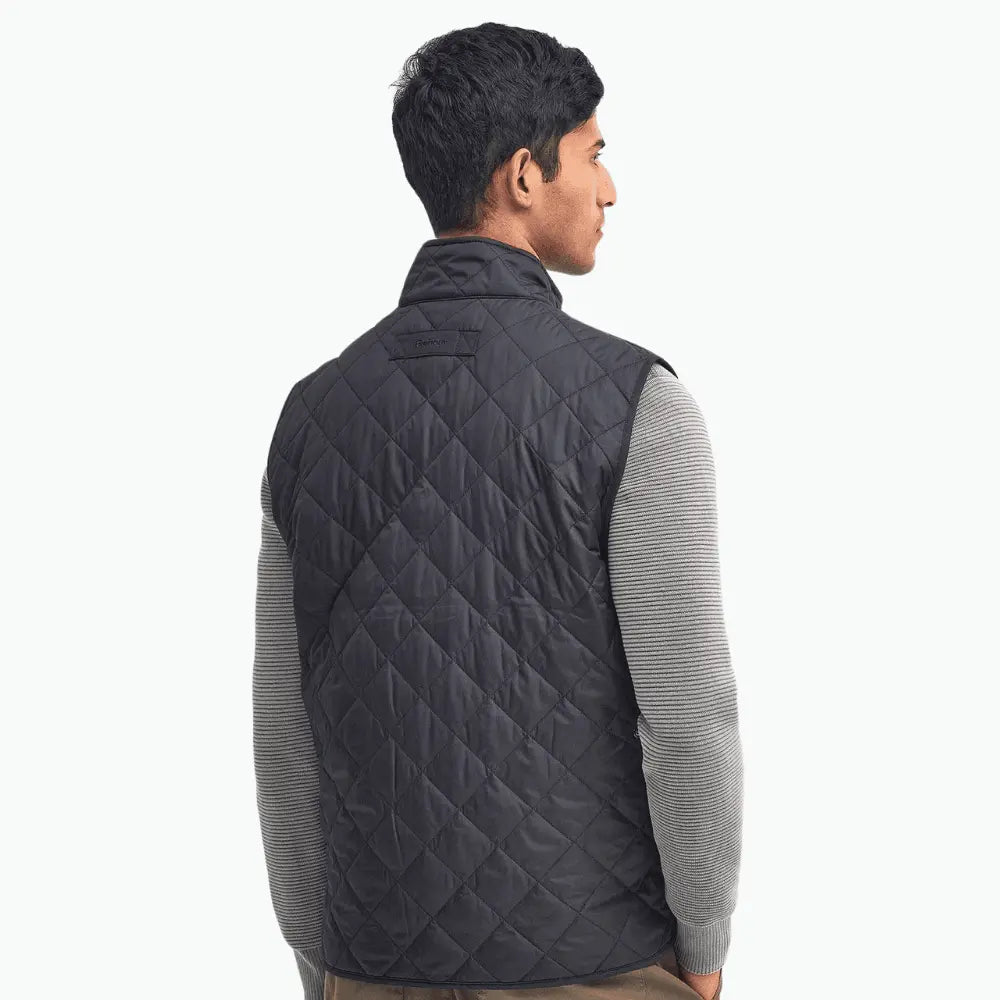 Gilet Lowerdale Navy - Barbour - détail 3