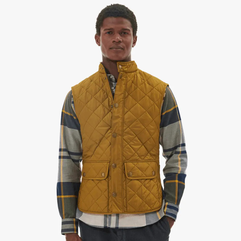 Gilet Lowerdale Ocre - Barbour - détail 2