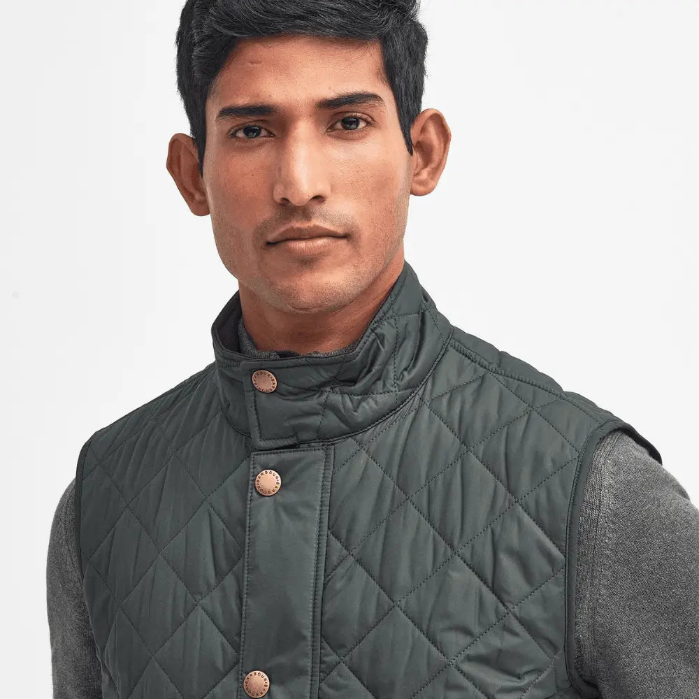 Gilet Lowerdale Sage - Barbour - détail 4