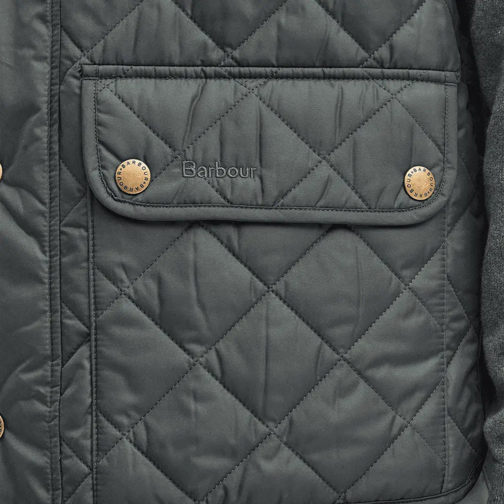 Gilet Lowerdale Sage - Barbour - détail 5