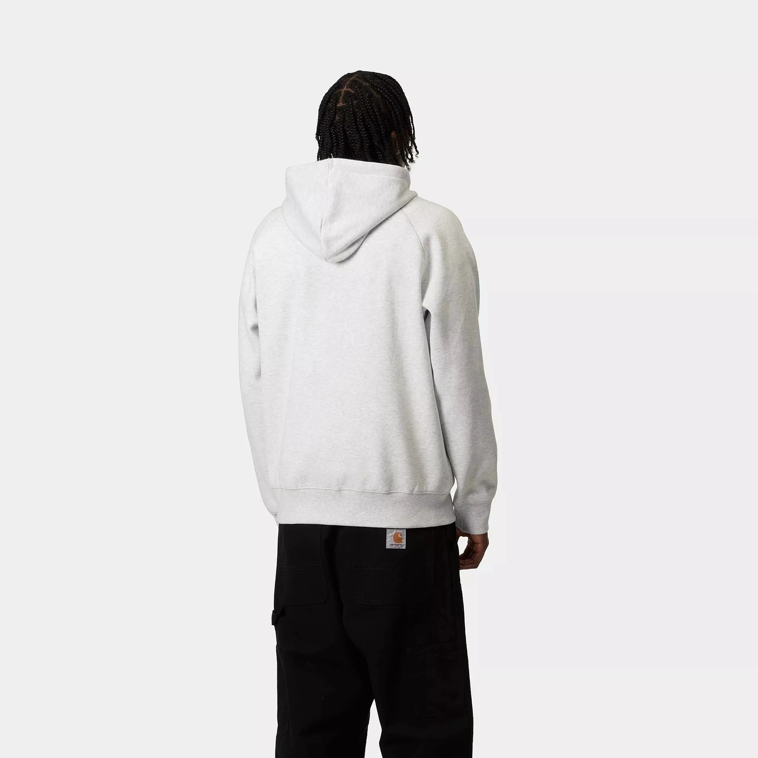 Hoodie Chase - Ash Heather - Carhartt WIP - détail 4