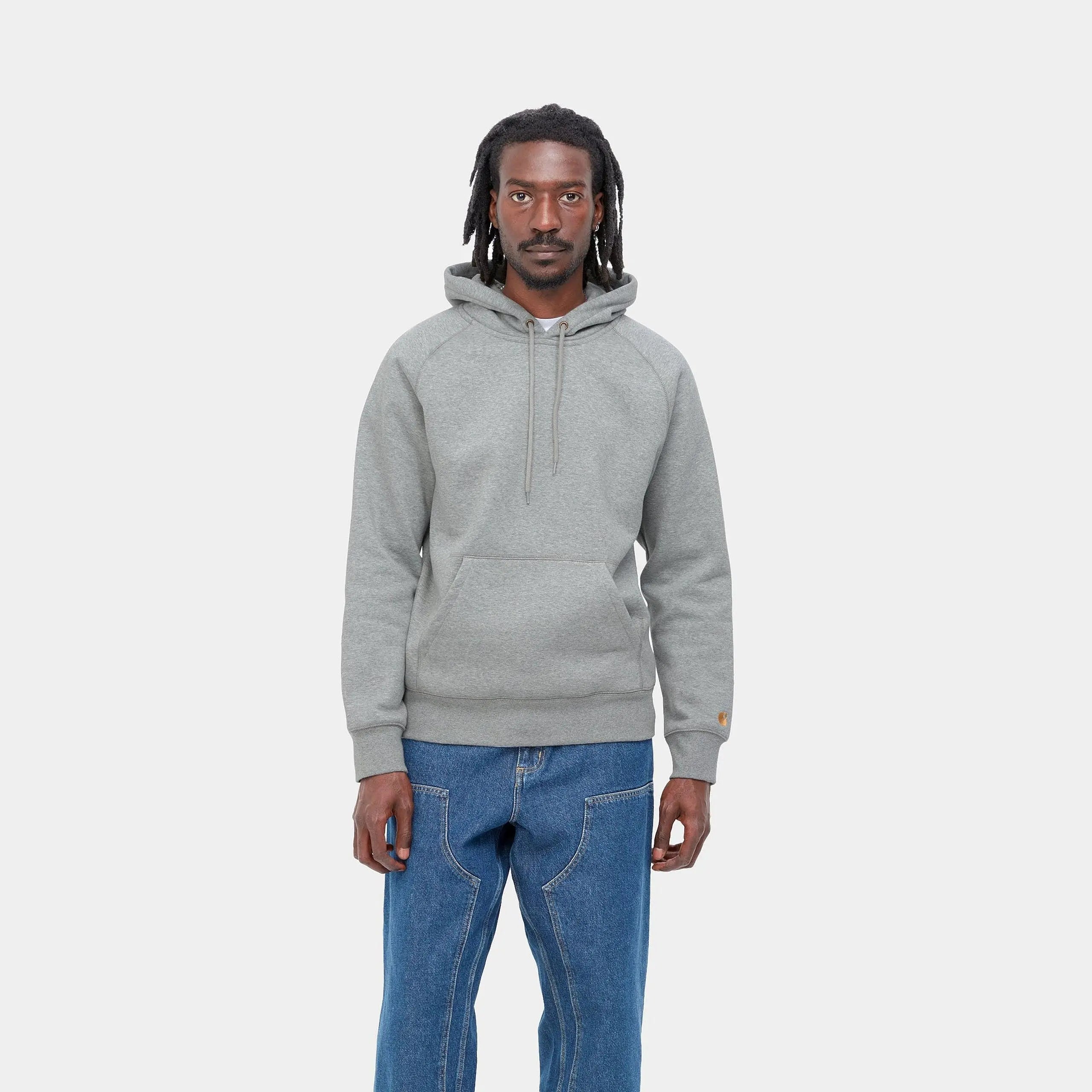 Hoodie Chase - Grey Heather - Carhartt WIP - détail 4