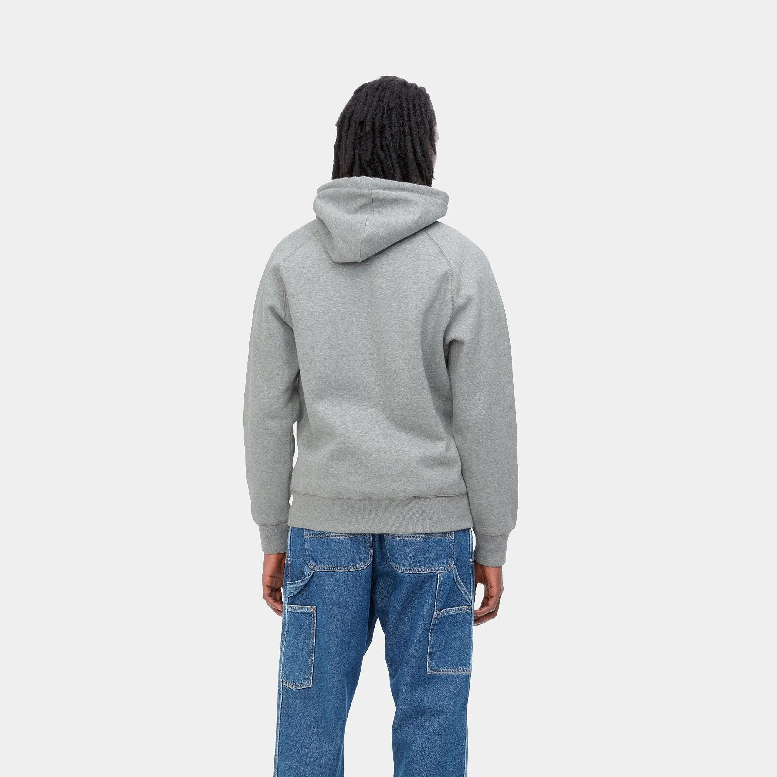 Hoodie Chase - Grey Heather - Carhartt WIP - détail 5