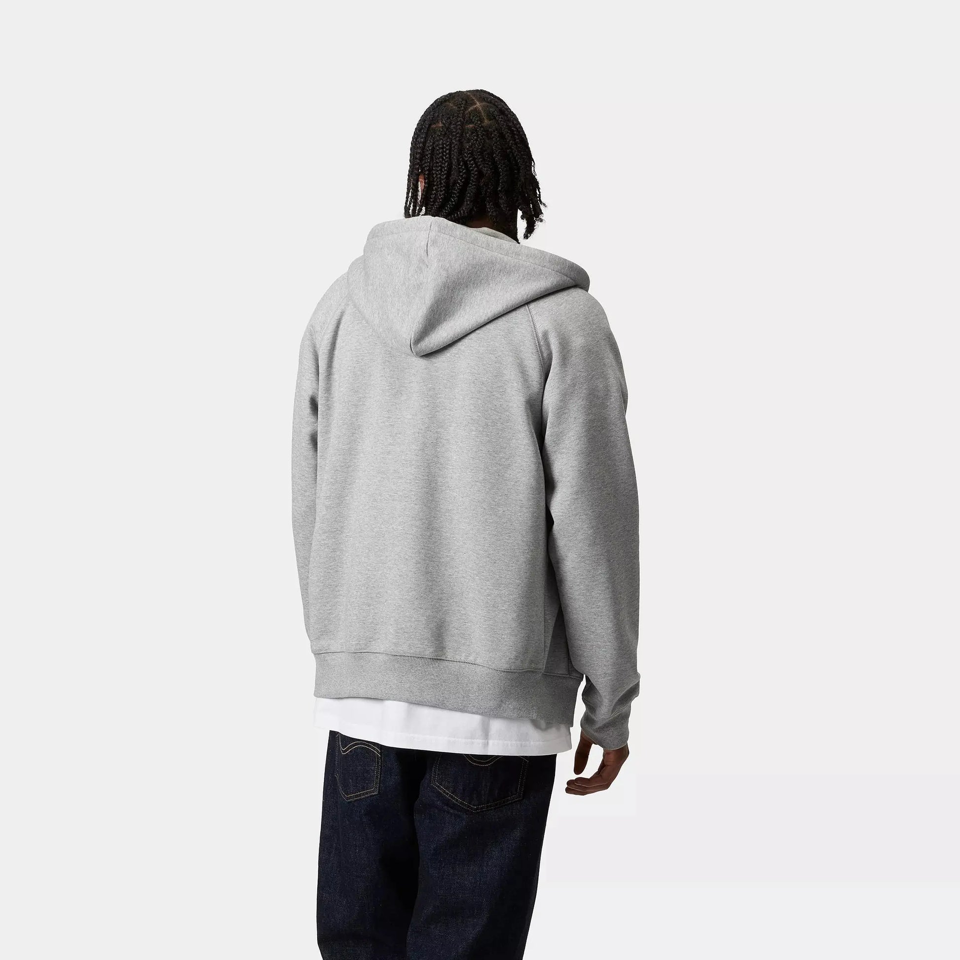 Hoodie Chase Jacket - Gris - Carhartt WIP - détail 4