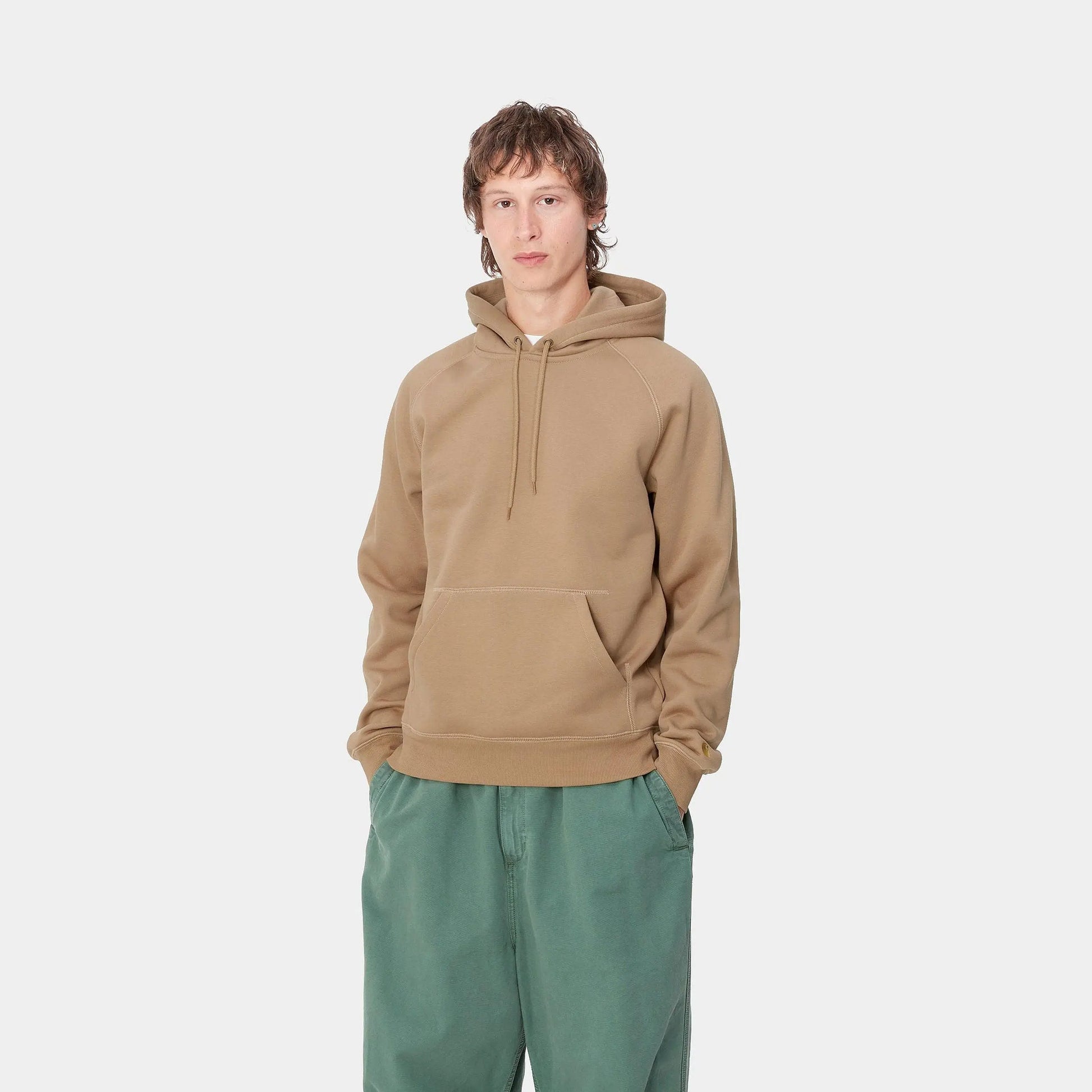 Hoodie Chase - Peanut - Carhartt WIP - détail 3