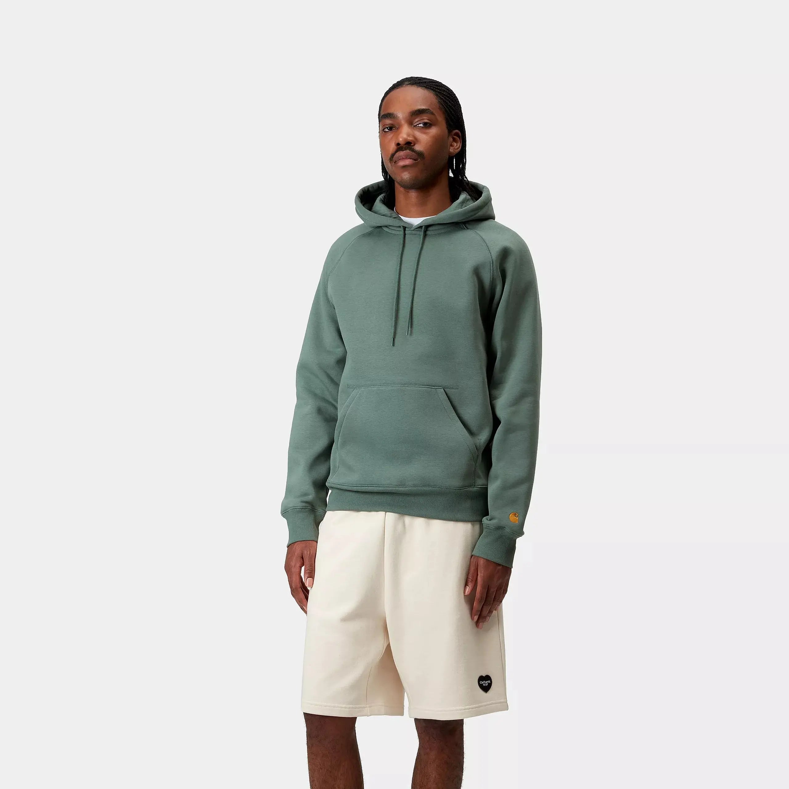 Hoodie Chase - Silver Pine - Carhartt WIP - détail 3