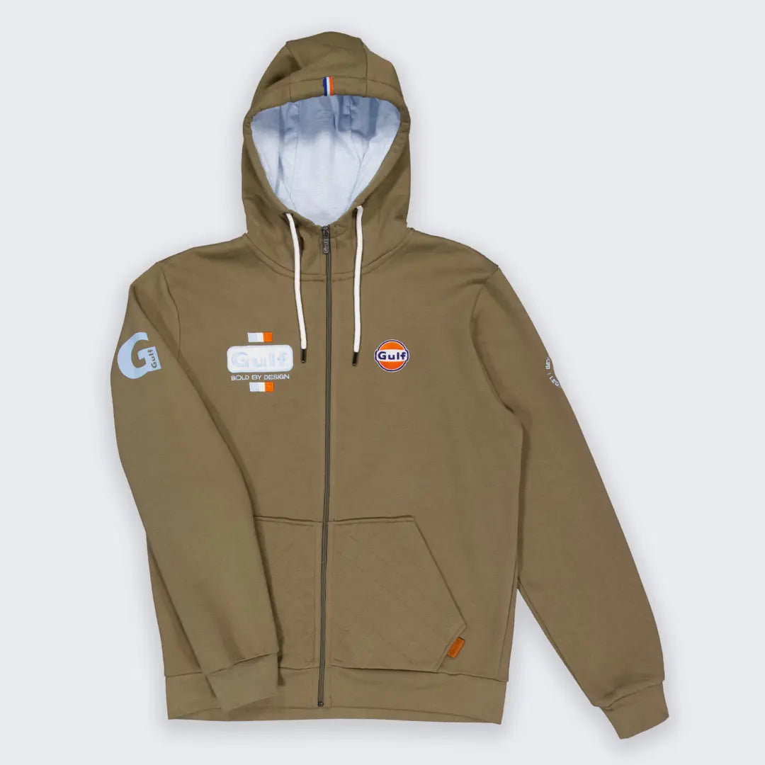 Hoodie Gulf Bold Full Zip - Kaki - Gulf - détail 5