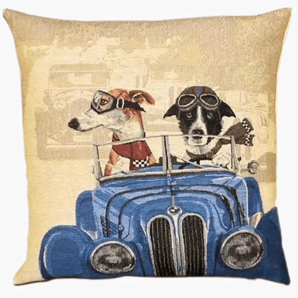 Housse de Coussin Voiture Bleue - Yapatkwa