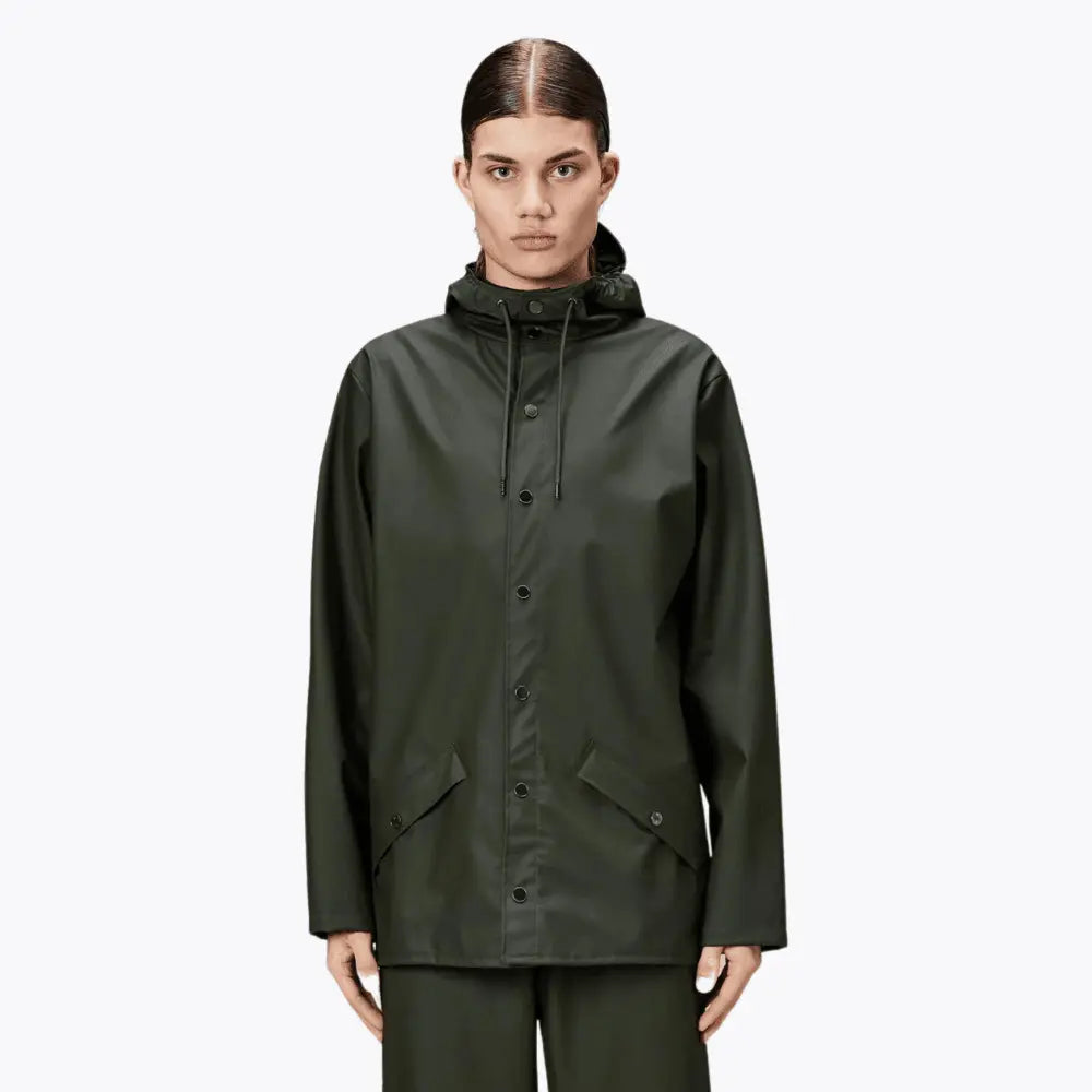 Jacket - Green - Rains - détail 2