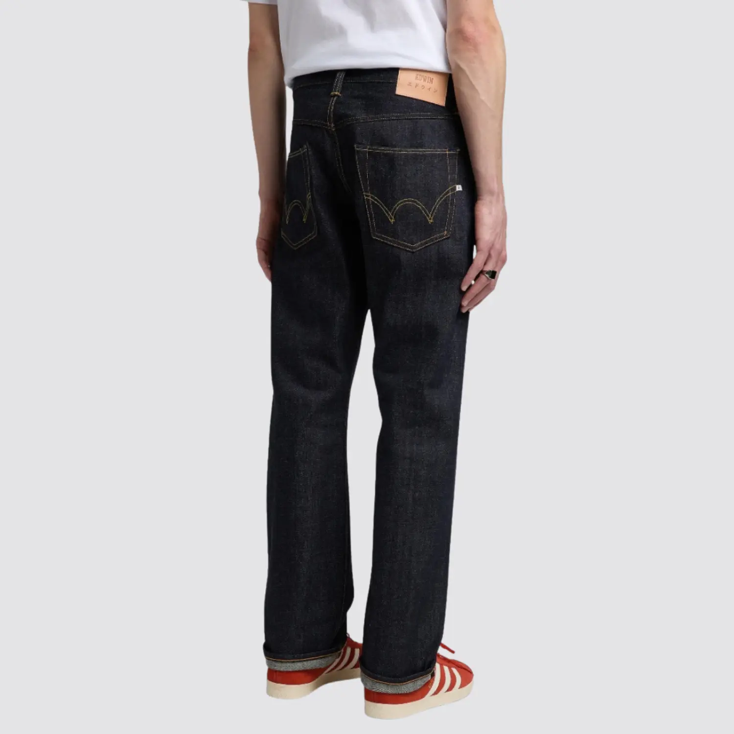 Jean Ed47 Regular Straight - Unwashed - Edwin - détail 5