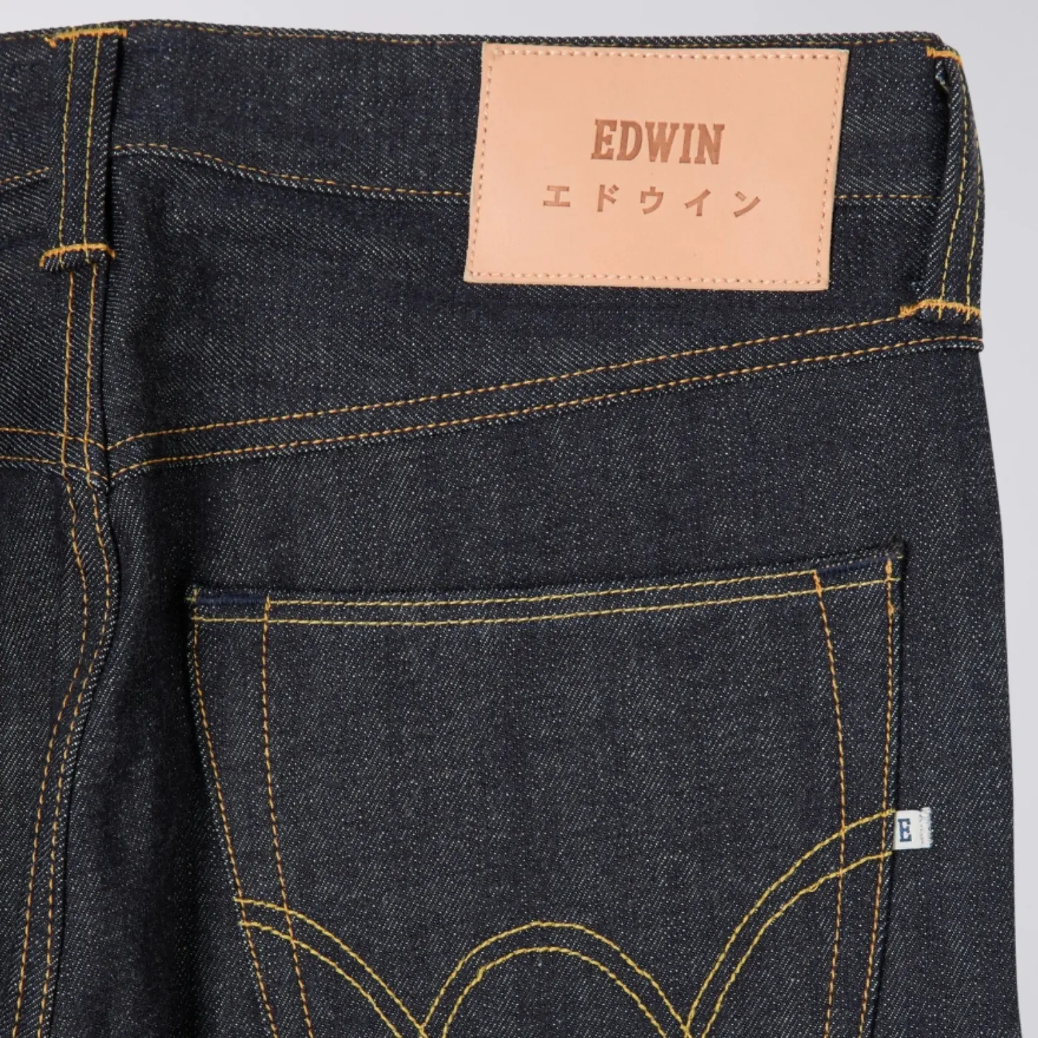 Jean Ed47 Regular Straight - Unwashed - Edwin - détail 7