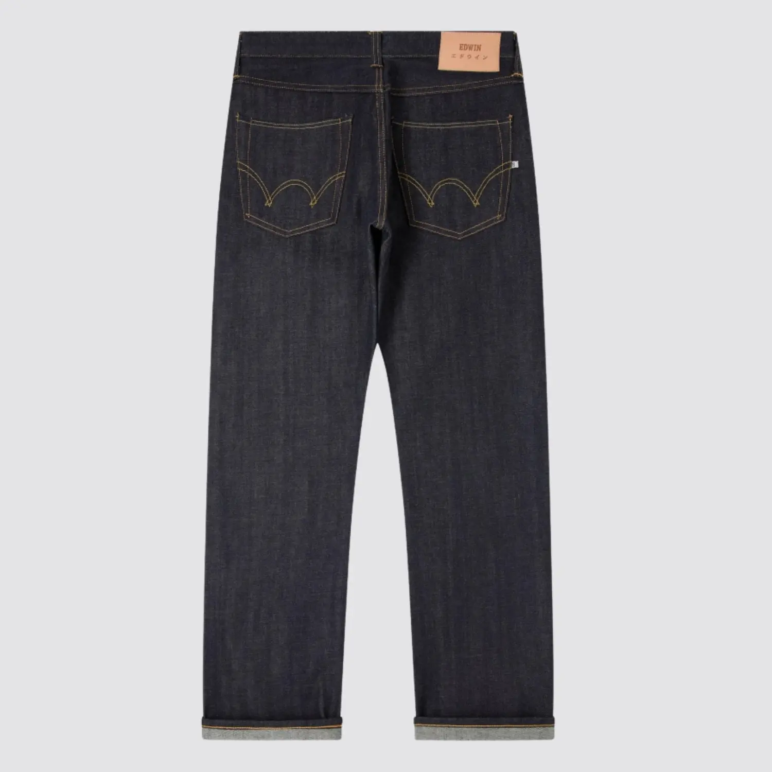 Jean Ed47 Regular Straight - Unwashed - Edwin - détail 2
