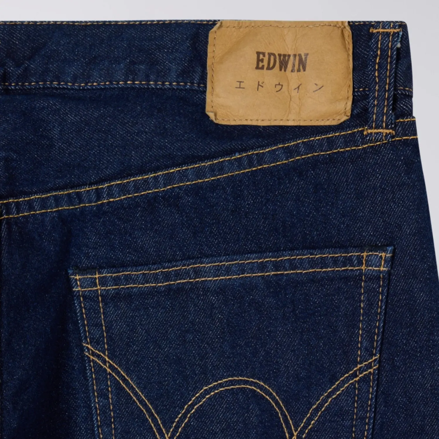 Jean Regular Tapered - Blue Rinsed - Edwin - détail 3