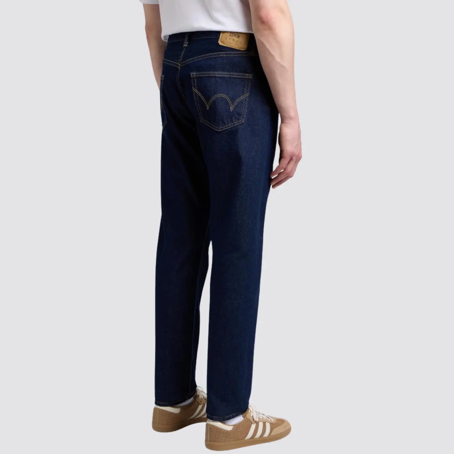 Jean Regular Tapered - Blue Rinsed - Edwin - détail 5