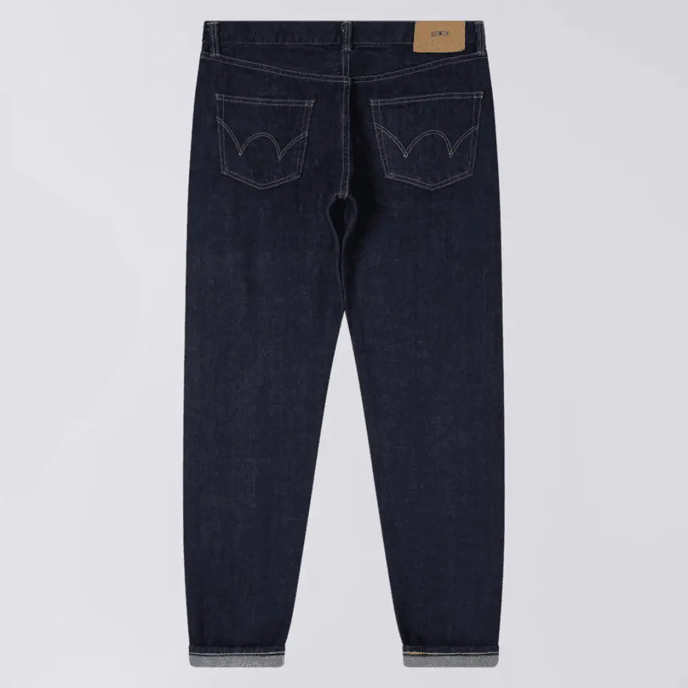 Jean Selvedge Regular Tapered - Blue Rinsed - Edwin - détail 6
