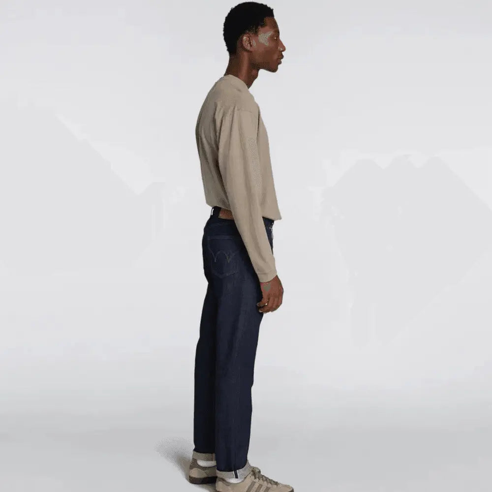 Jean Selvedge Slim Tapered - Blue Rinsed - Edwin - détail 6