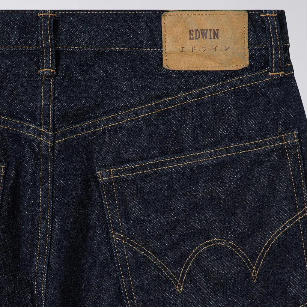 Jean Selvedge Wide Pant - Blue Rinsed - Edwin - détail 5