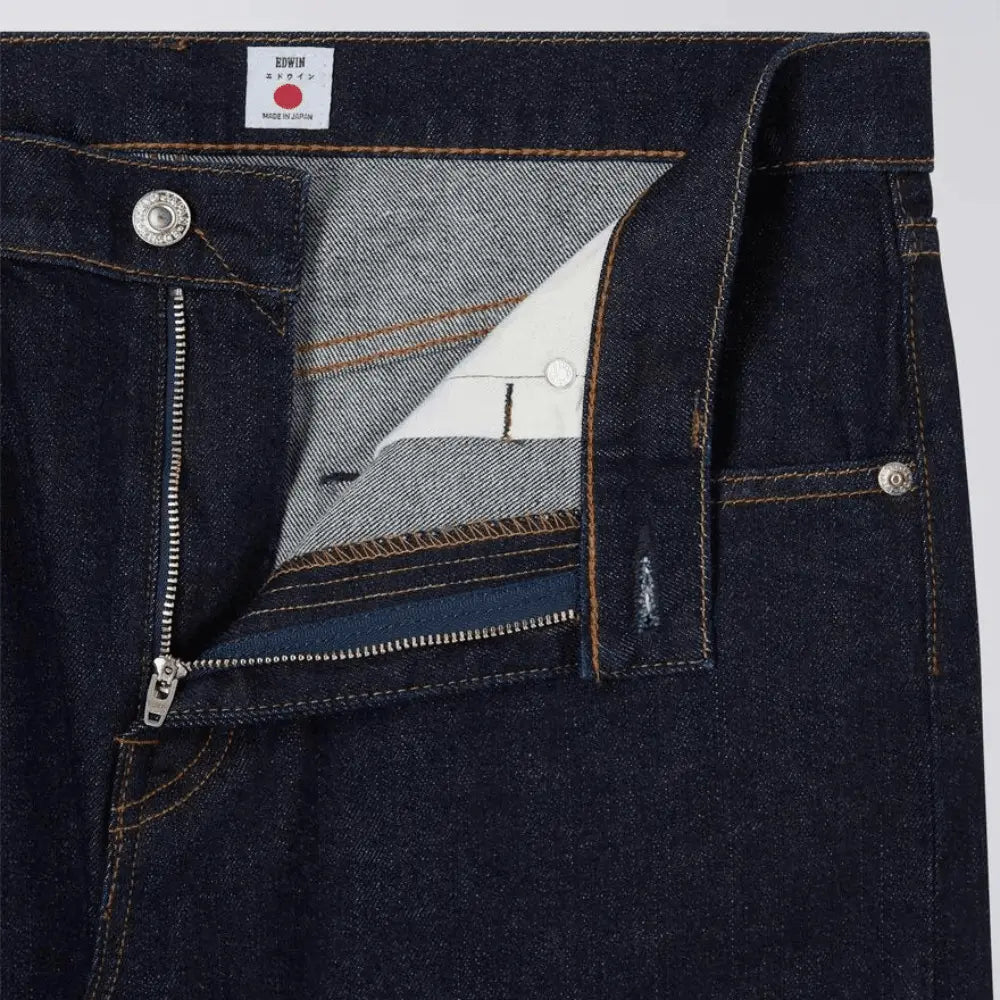 Jean Slim Tapered - Blue Rinsed - Edwin - détail 2