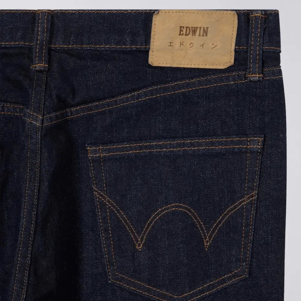 Jean Slim Tapered - Blue Rinsed - Edwin - détail 4